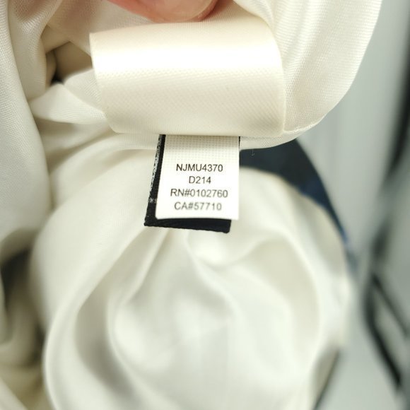 Kate Spade Navy and White Cloud Print Mini Dress - Picture 14 of 15